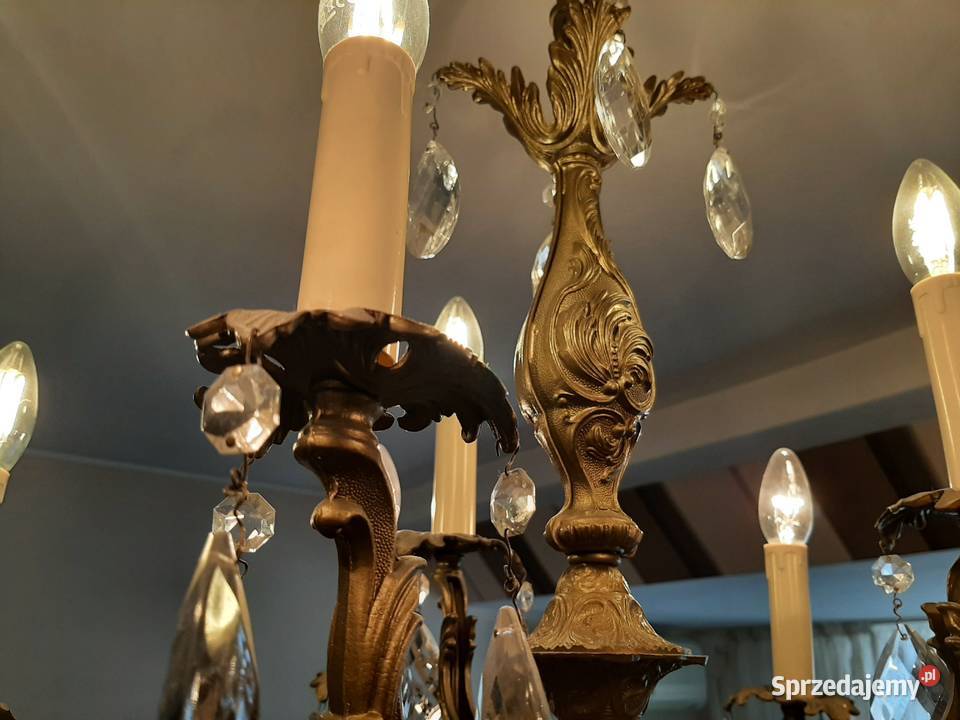Żyrandol dwupoziomowy 6ramienny Gdańsk