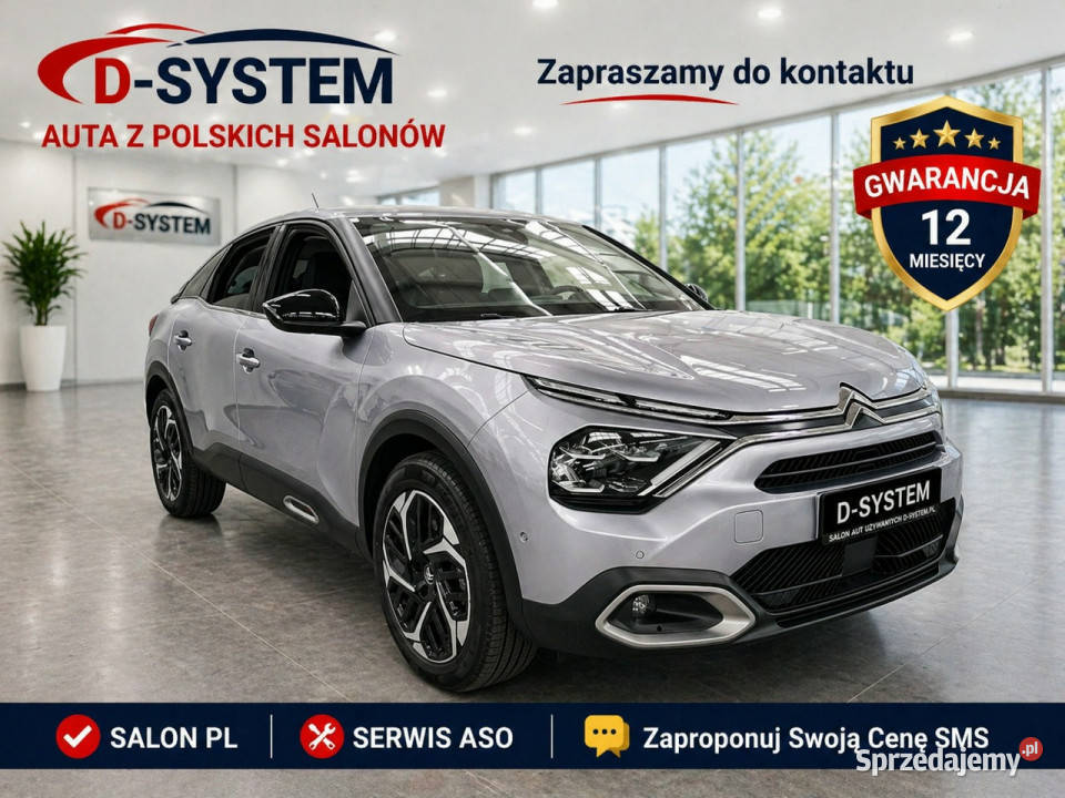 Citroen C4 2023 SHINE Salon Polska 1Właściciel isofix Białystok sprzedam