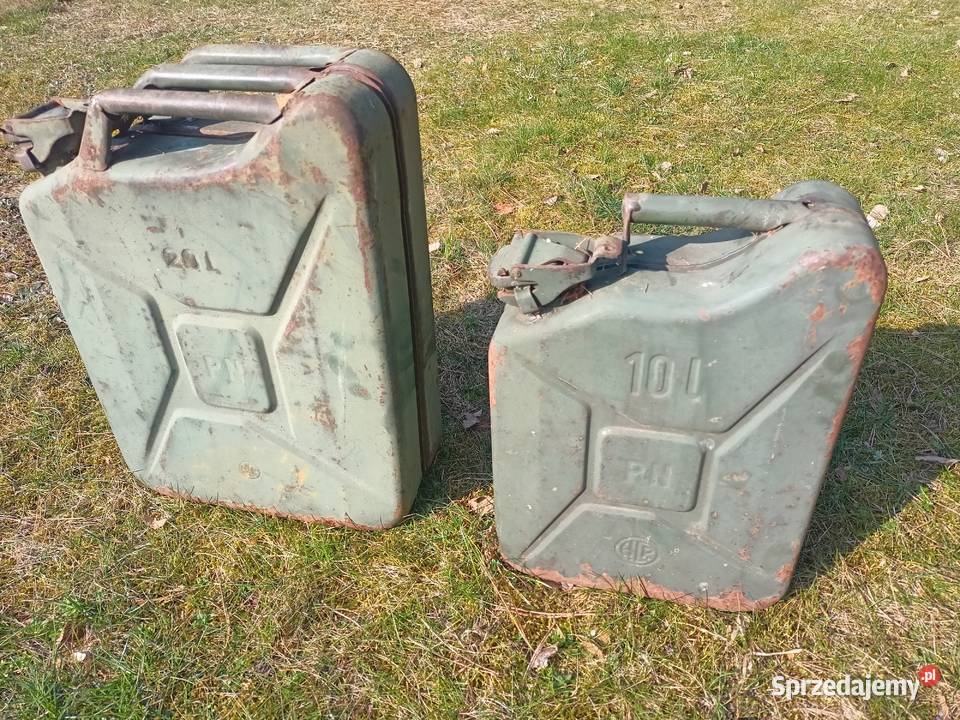Kanister wojskowy metalowy PRL 20 litrów 10 Bydgoszcz