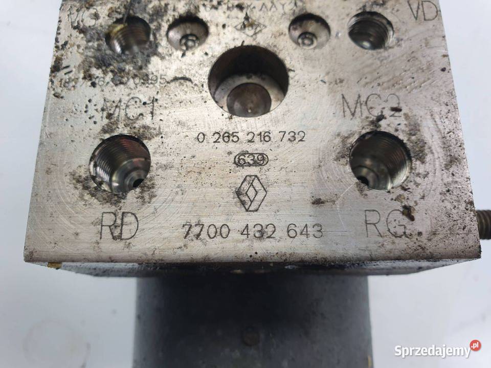 POMPA ABS HAMULCOWA RENAULT MEGANE I 7700432643 Lipno