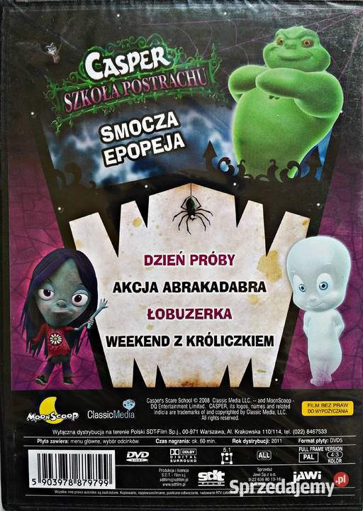 CASPER SZKOŁA POSTRACHU SMOCZA EPOPEJA Filmy Kalisz