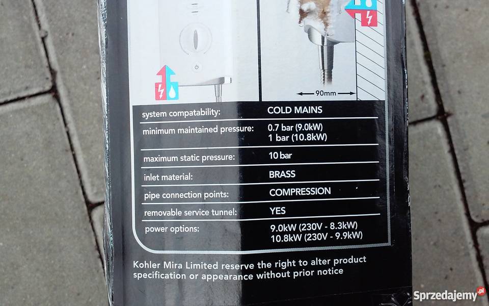 podgrzewacz elektryczny prysznic Miłkowice