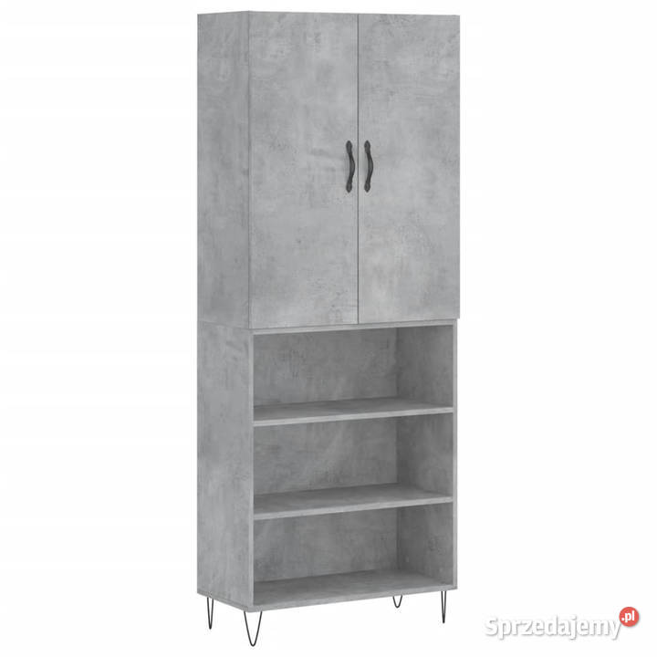 Witrynka szarość betonu 695x34x180 materiał Warszawa sprzedam