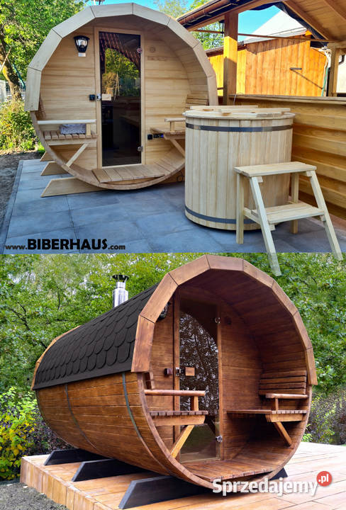SAUNA Ogrodowa 300 OKNO 50 PRZEDSIONEK Beczka Nowy Targ