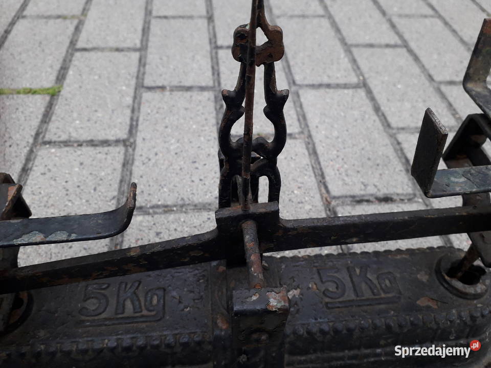 Stara żeliwna waga 5 Dom i Ogród Warszawa