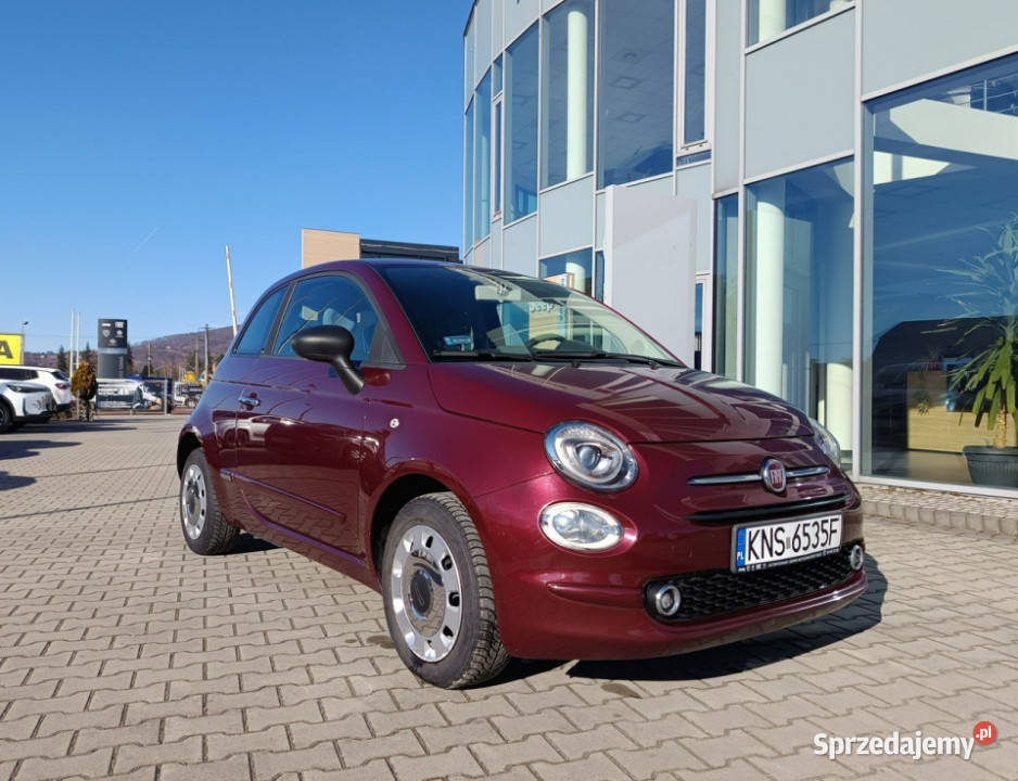 Fiat 500 POP 12 69 Salon 1 właściciel serwis ASO 2/3 małopolskie Nowy Sącz