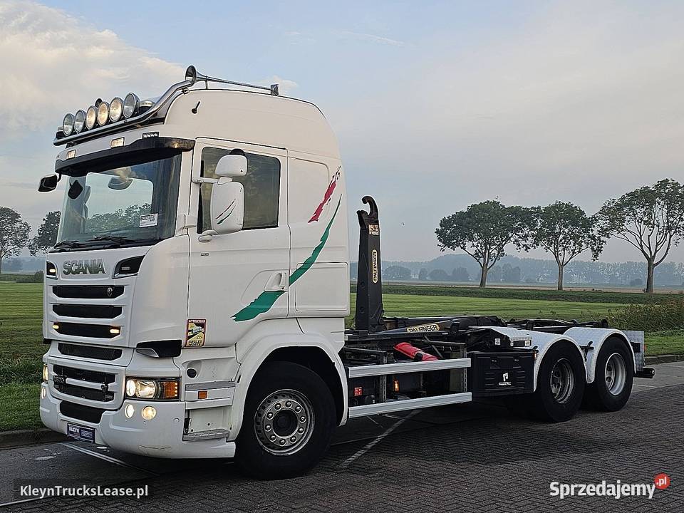 Scania R520 6x2 Hooklift V8 hakowiec 2014 15235kg