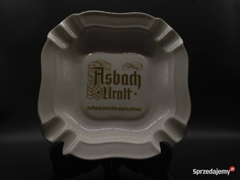 Heinrich Germany AsbachUralt Ashtray Duża wielkopolskie Raszków sprzedam