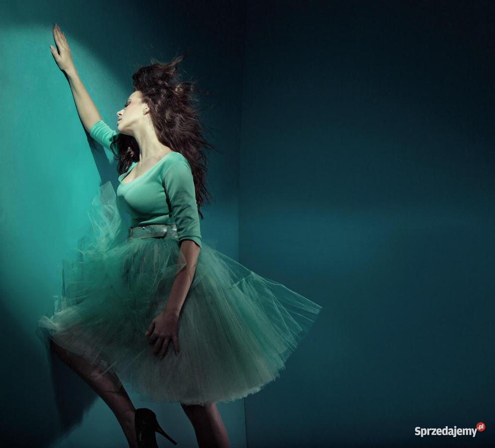 Spódnica tiulowa miętowa