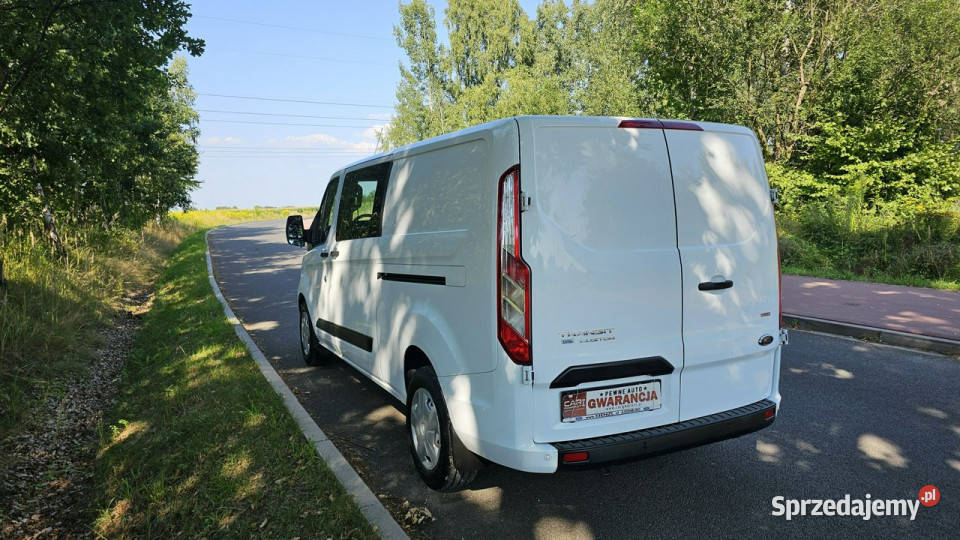 Ford Transit Custom doka 5osobowa wersja long nieuszkodzony Ford Chełm Śląski