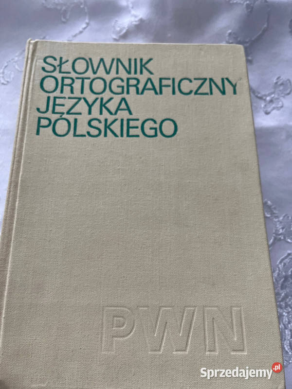 Słownik ortograficzny języka polskiego PWN twarda Bielsko-Biała