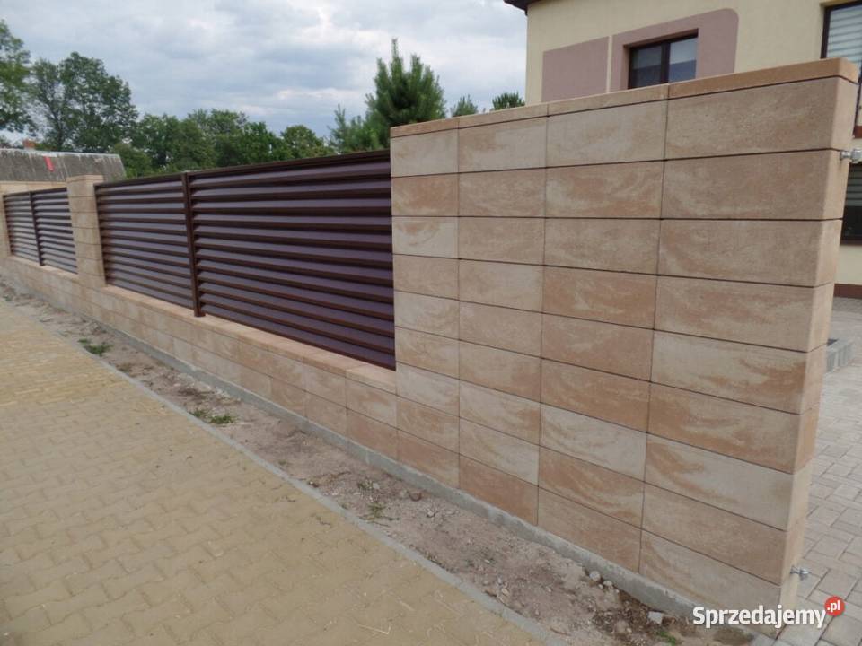 Bloczek ogrodzeniowy Joniec Roma horizon biały Piotrowiec sprzedam