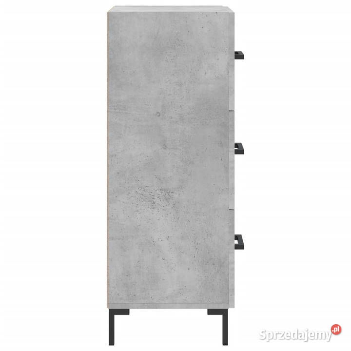 Szafka szarość betonu 345x34x90 materiał Warszawa