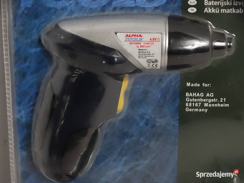 Nowy Wkrętak Akumulatorowy Alpha Tools SD10004 lubelskie Biłgoraj