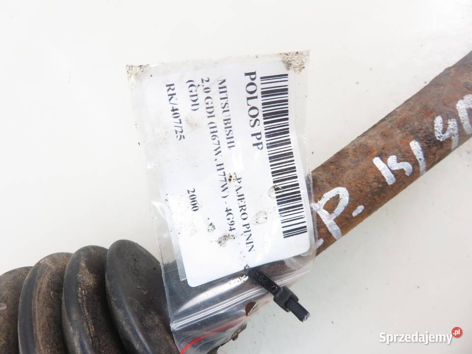 PÓŁOŚ PRAWA PRZEDNIA MITSUBISHI PAJERO PININ 20 małopolskie sprzedam