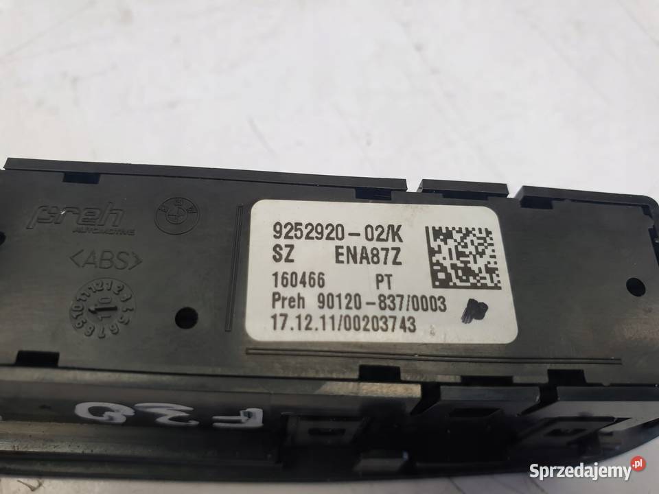 BMW F30 20 D PANEL PRZEŁĄCZNIK 9252920 Janów sprzedam