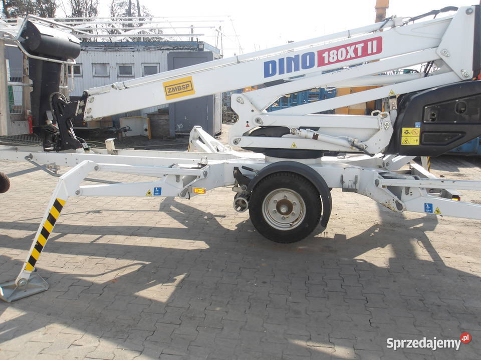 Podnośnik koszowy na przyczepie Dinolift DINO Pleszew