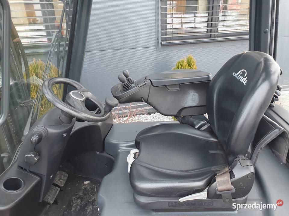 Wózek LINDE E20 4 sekcje Triplex 607m Przesuw Proszowice