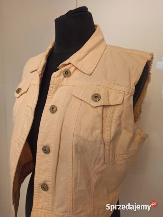 łososiowa kamizelka dżinsowa śląskie Częstochowa