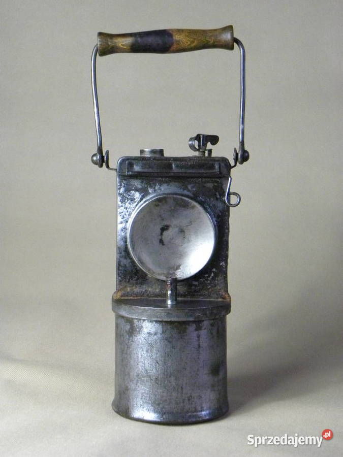 Stara niemiecka lampa karbidowa Friemann Wolf sprzedam