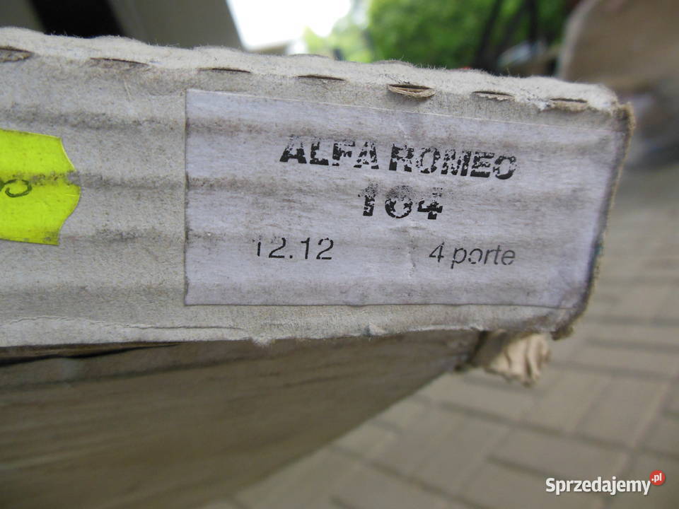 Owiewki szyb na boczne drzwi ALFA ROMEO 164 4 Części montażowe Kozy