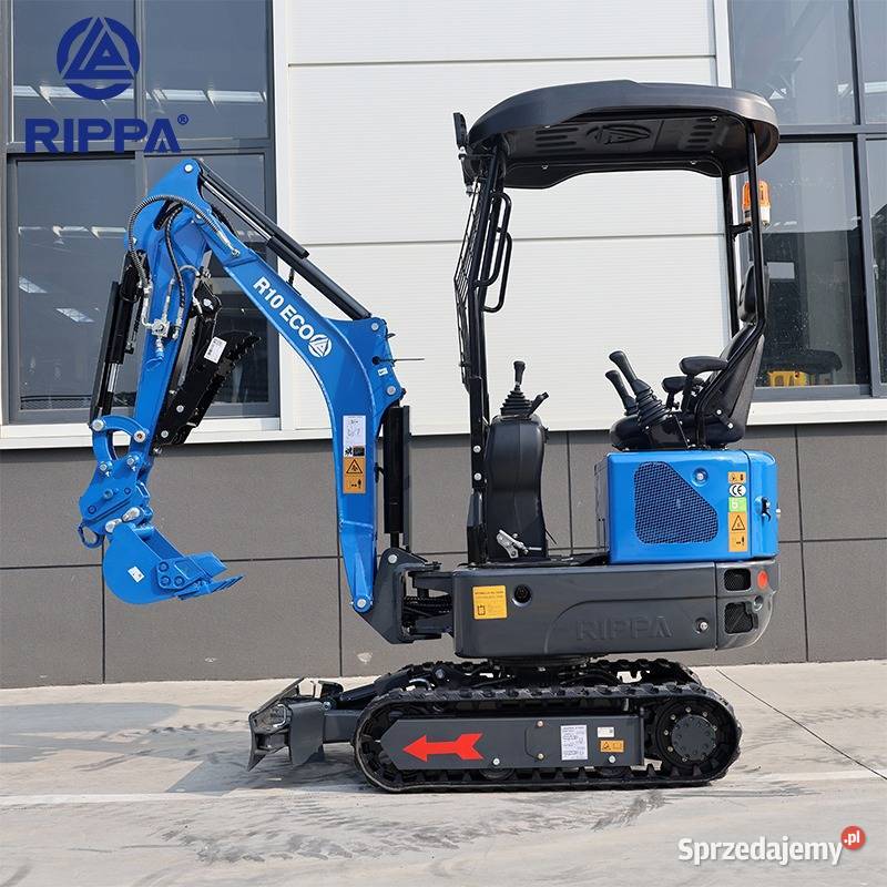 Nowa Minikoparka RIPPA R10 ECO 1T Transport Radom