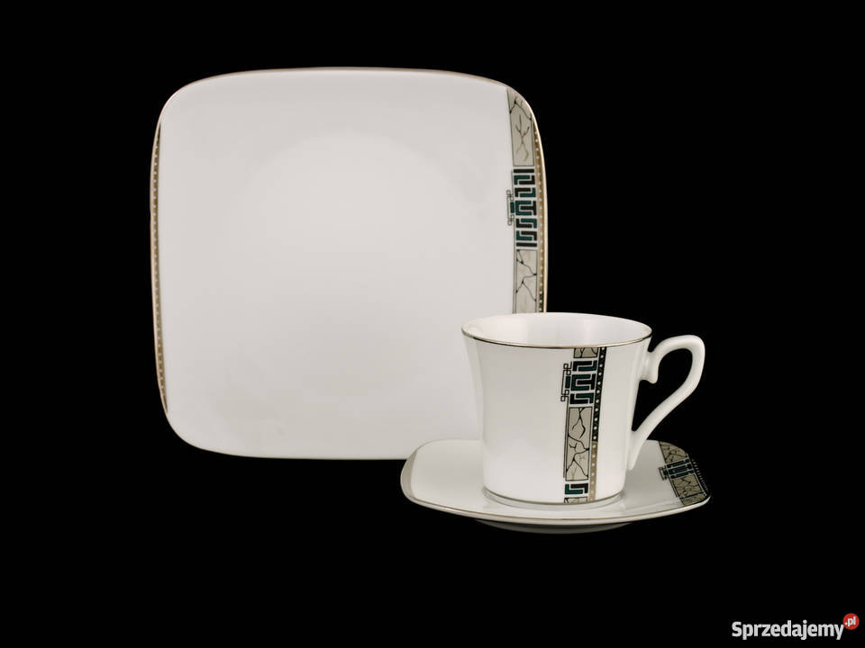 Serwis do kawy Jupiter Saturn 12os polska Porcelana i szkło dolnośląskie Wałbrzych