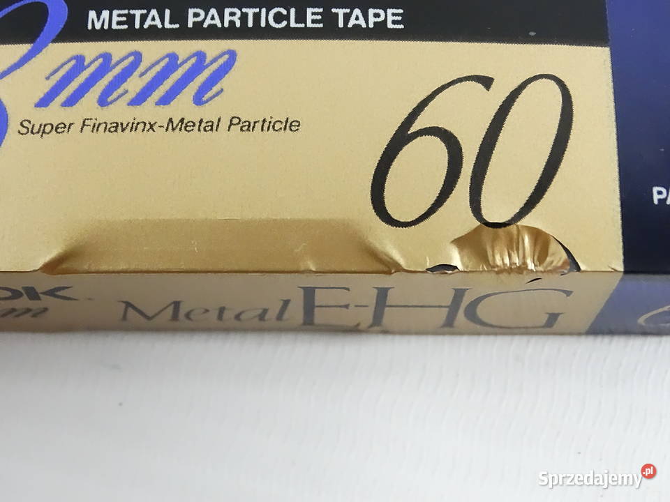 Kaseta 8mm TDK Metal EHG 60 NOWA w folii Rare sprzedam
