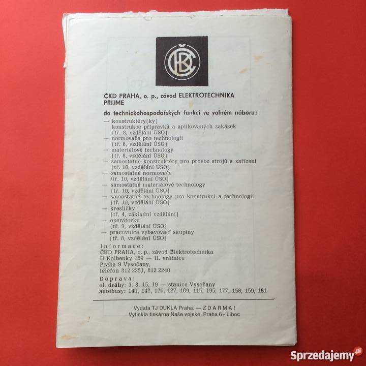 253 Sport Duhla Praha sprzedam