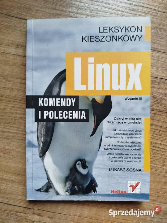 Leksynkon kieszonkowy LINUX Komendy i polecenie informatyka, internet Oświęcim