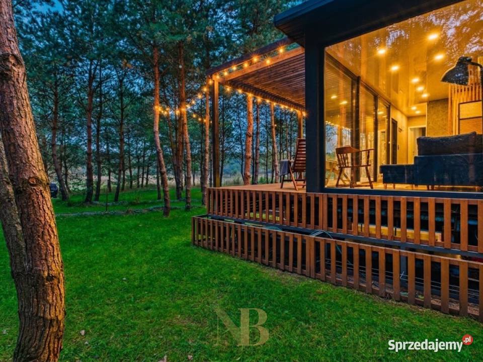 Tiny House na zalesionej działce 1250m w Dolinie Tomczyn