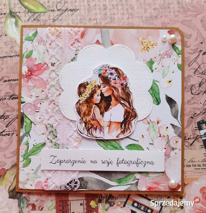 Zaproszenia na sesję fotograficzną handmade Dęblin