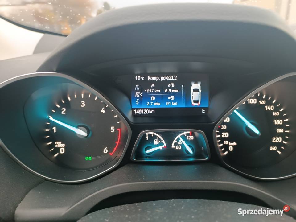 Ford Kuga MK2 4x4 20 TDCI 150 nieuszkodzony śląskie Czerwionka-Leszczyny