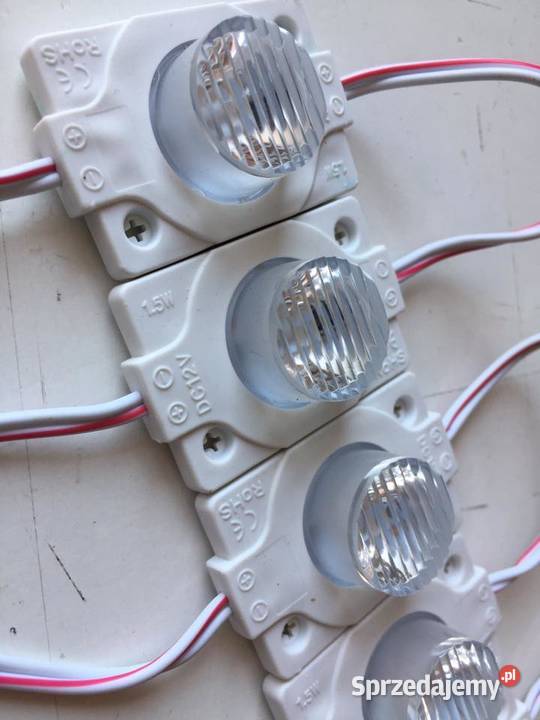 Moduł LED 15W 12V soczewkowa IP65 biała zimna Pomiechówek