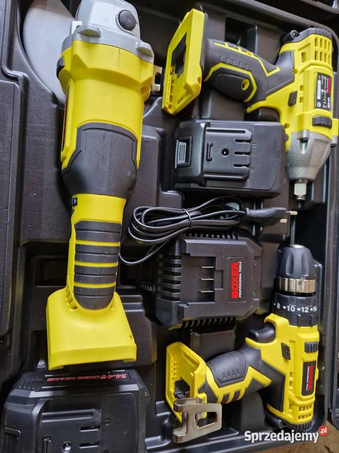 Zestaw Szlifierka Wkrętarka Klucz Udarowy SR028