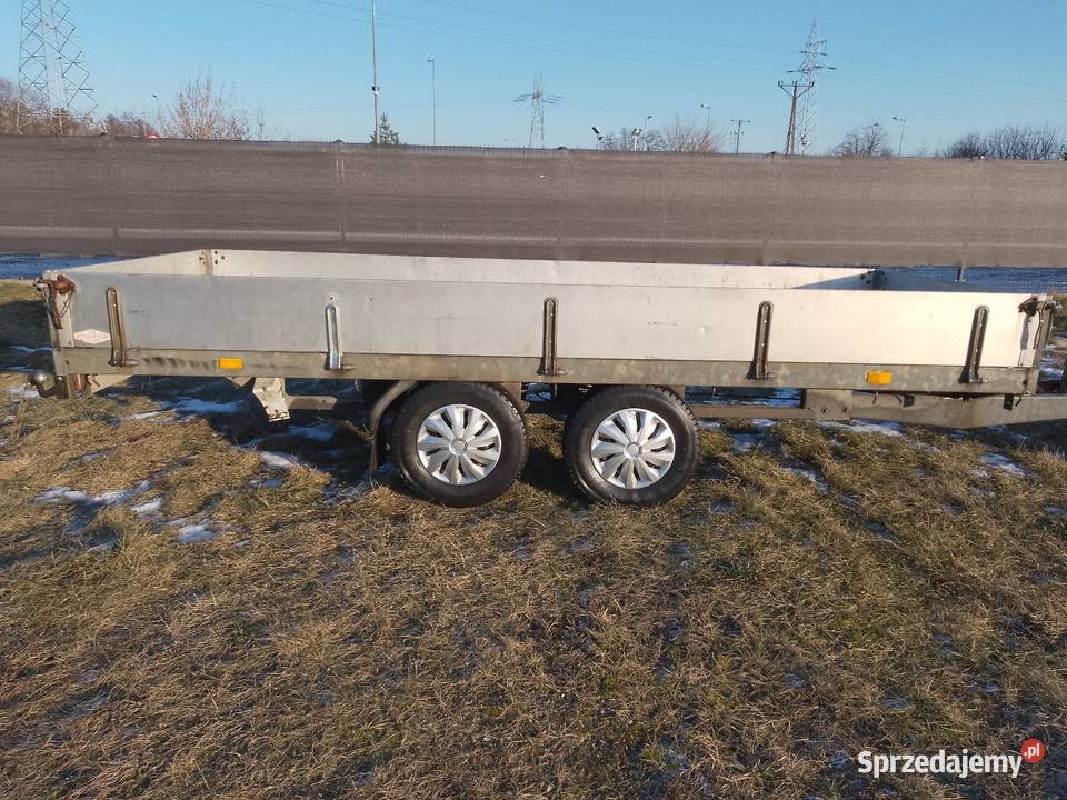 Przyczepa przyczepka ciężarowa dwuosiowa Turek