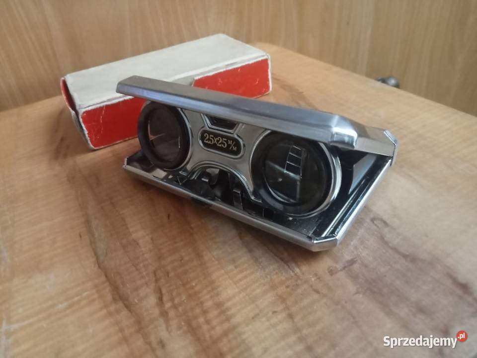 lornetka operowa teatralna vintage Lornetki i teleskopy Nowy Tomyśl