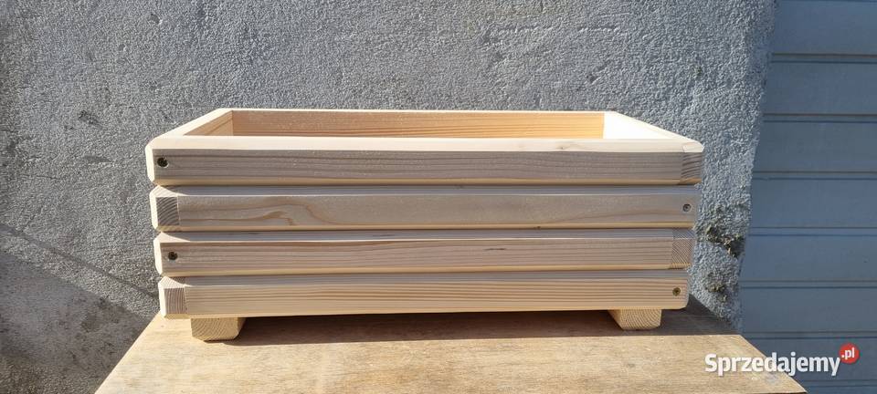 Donica drewniana donice drewniane skrzynka małopolskie Gorlice