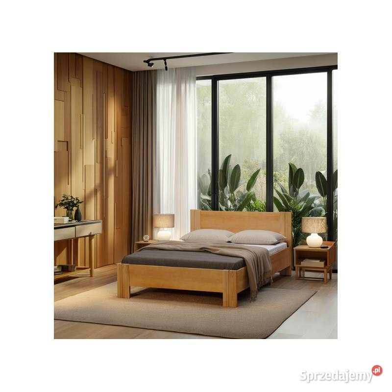 Łóżko ETIUDA mocna konstrukcja sosna opolskie Prudnik