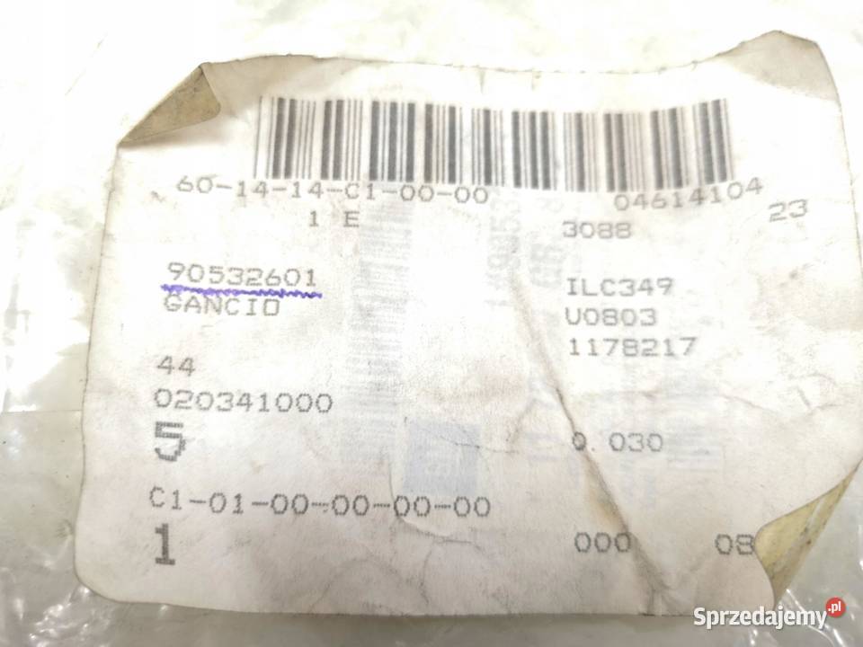 HAK ZAMKA MASKI OPEL CORSA C COMBO A ORI ASO