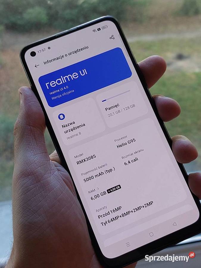 Telefon Realme 8 6128 GB 64 Warszawa