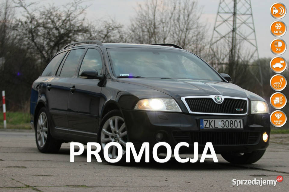 koda Octavia 2007r 20 TDI RS 170 Skóry ALUSY Hak opolskie Nysa