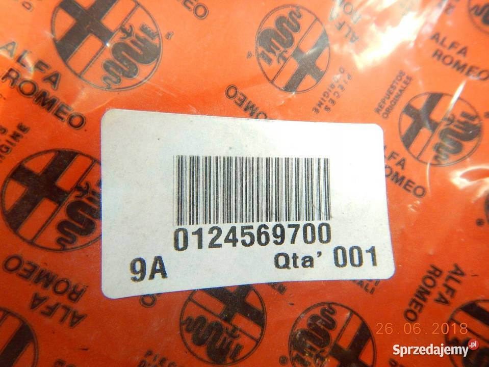 ZAŚLEPKA FOTELA LEWA ALFA ROMEO 166 9807 ORYG