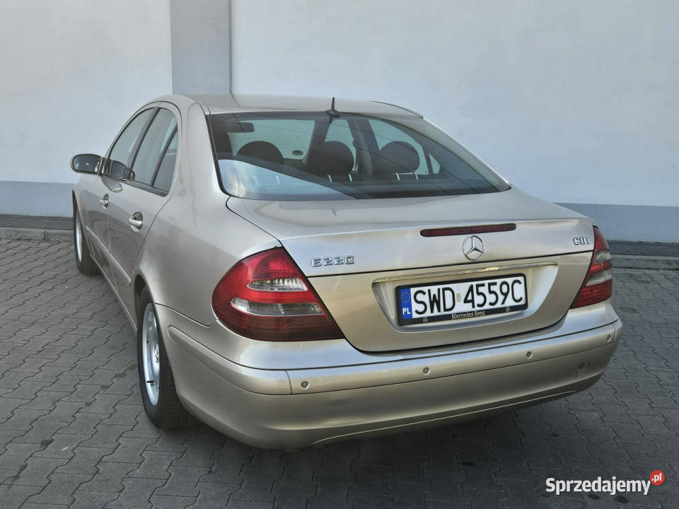 Mercedes E 220 E 220 CDI 150 W211 20022009 złoty Mercedes-Benz Motoryzacja Rybnik