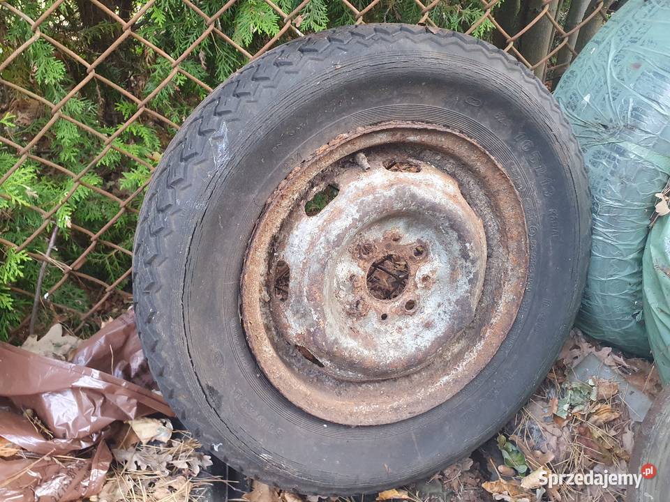 Koła z felgami stare Rekord Wartburg Fiat mazowieckie Warszawa sprzedam