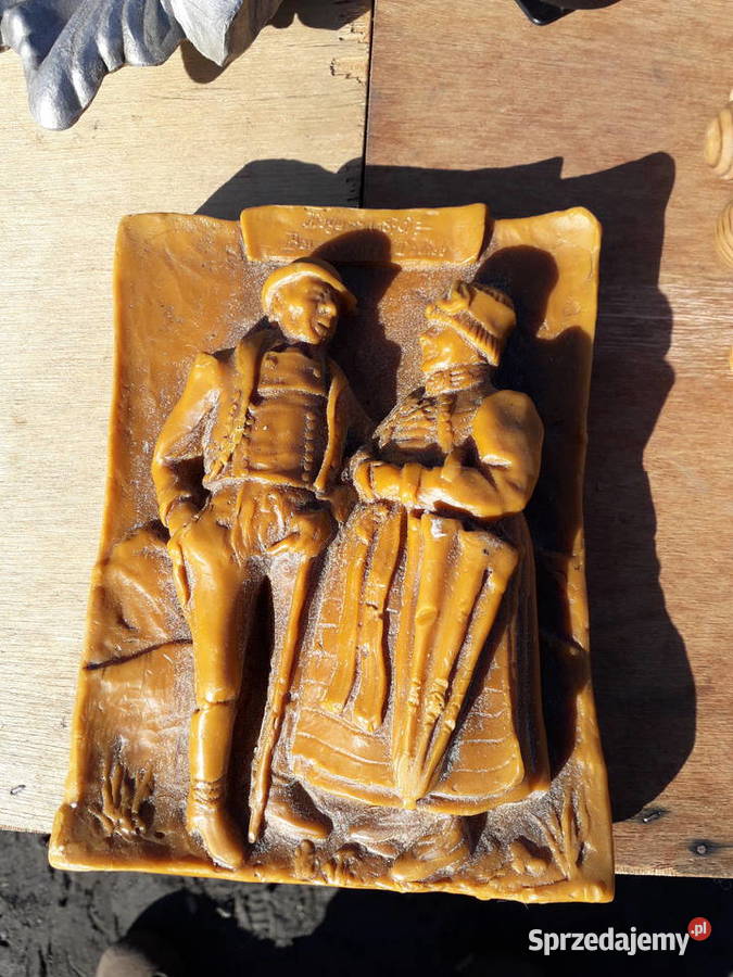 Woskowe figurki płaskorzeźba świeca Warszawa