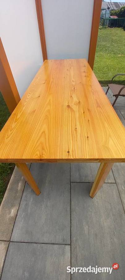 stół ogrodowy domowy 250x90x4 modrzew Błotnica Strzelecka