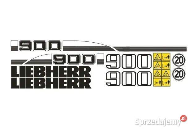 Naklejki oklejenie LIEBHERR 900 Zamiennik Janików