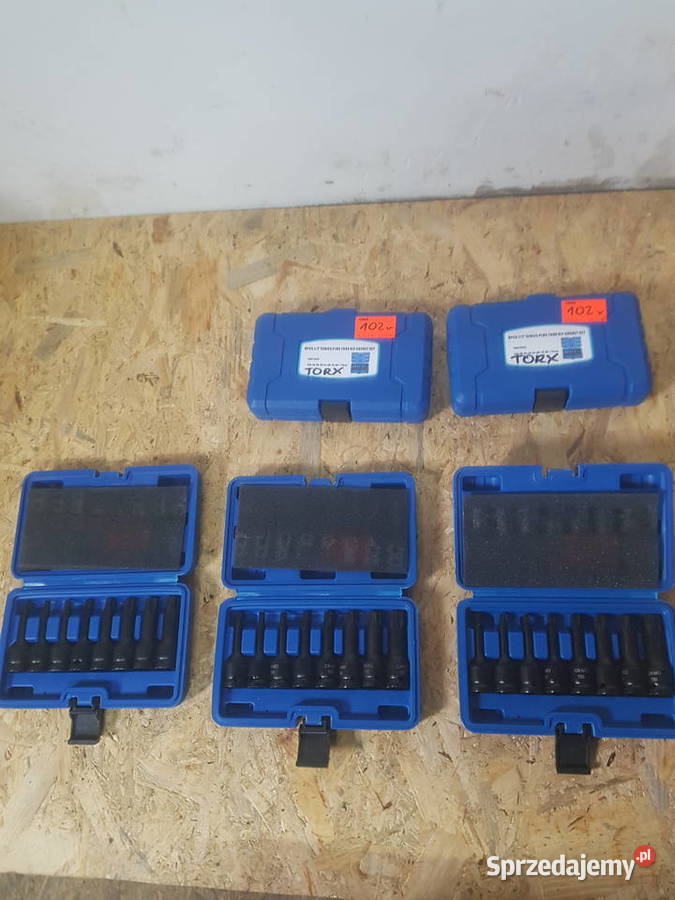 NASADKI UDAROWE czarne TORX 8 ZESTAW 12 Głogowa