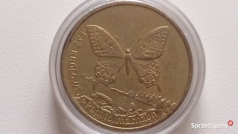 Moneta 2 2001 r Paz królowejSeria Zwierzęta wielkopolskie Mosina